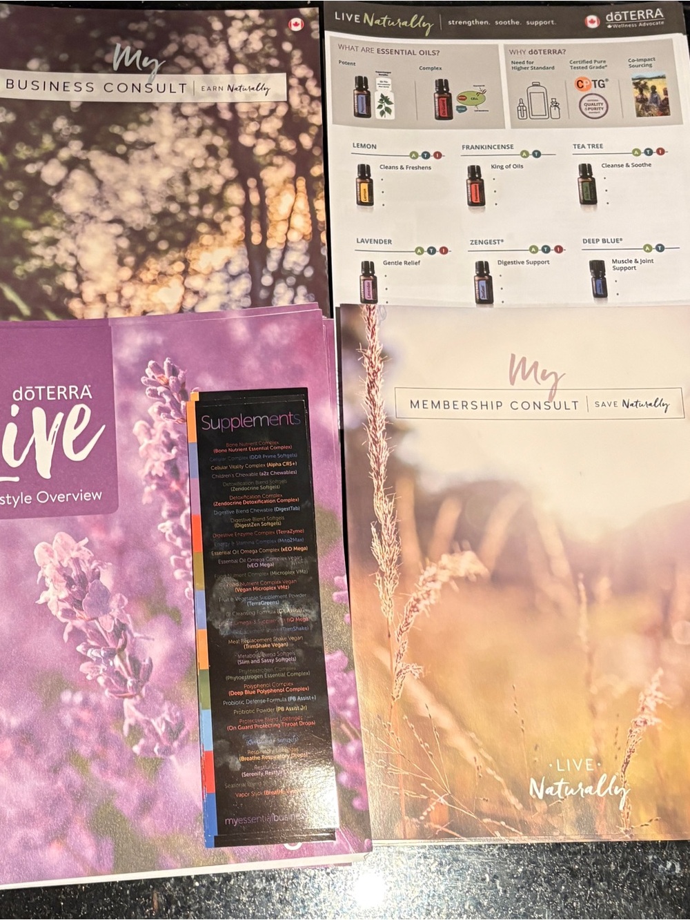 DoTerra Consultant support materials